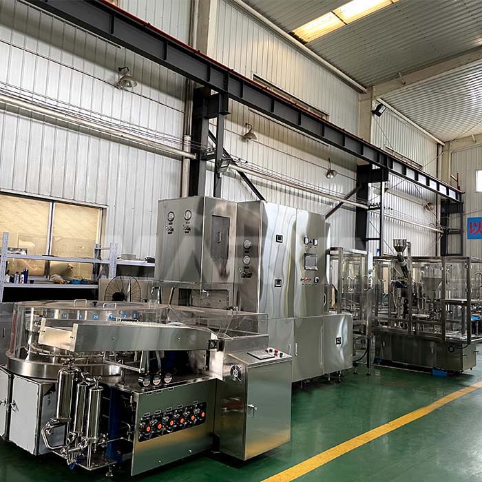 Проект линии наполнения порошка доминиканского флакона