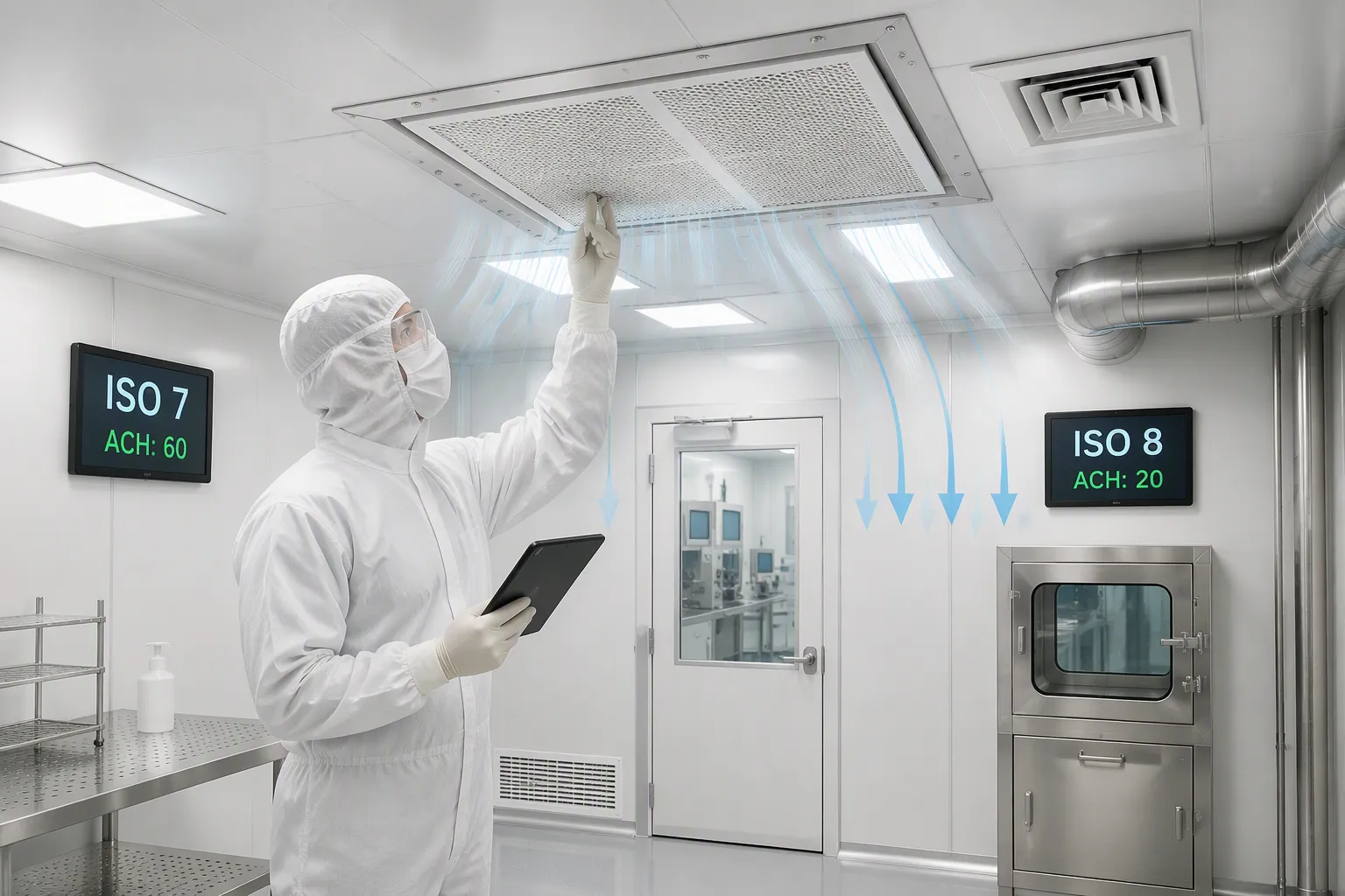 Ключевые технические средства контроля ISO 7 и ISO 8